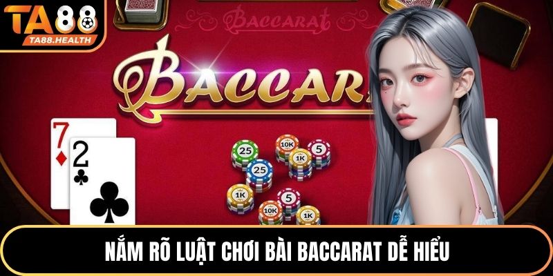 Nắm rõ luật chơi bài Baccarat dễ hiểu
